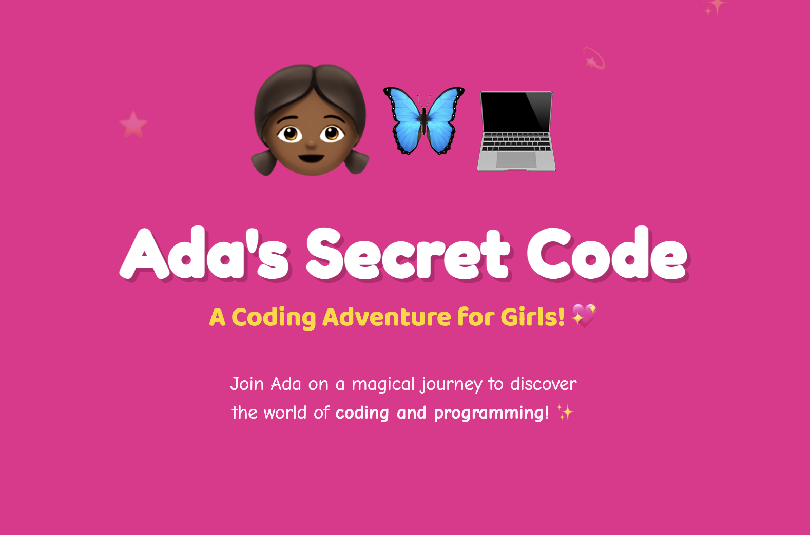 Ada's Secret Code: A Coding Adventure