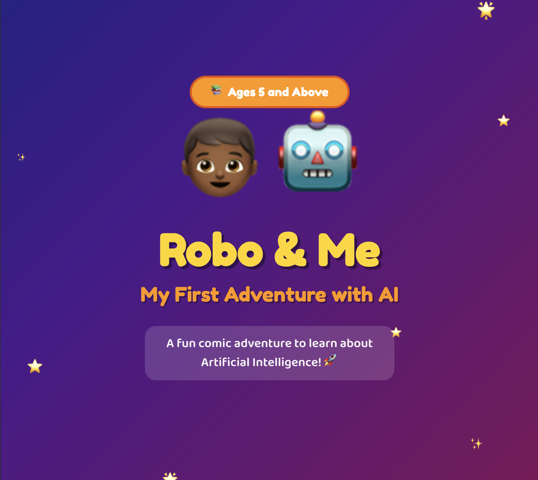 Robo & Me: My First Adventure with AI
