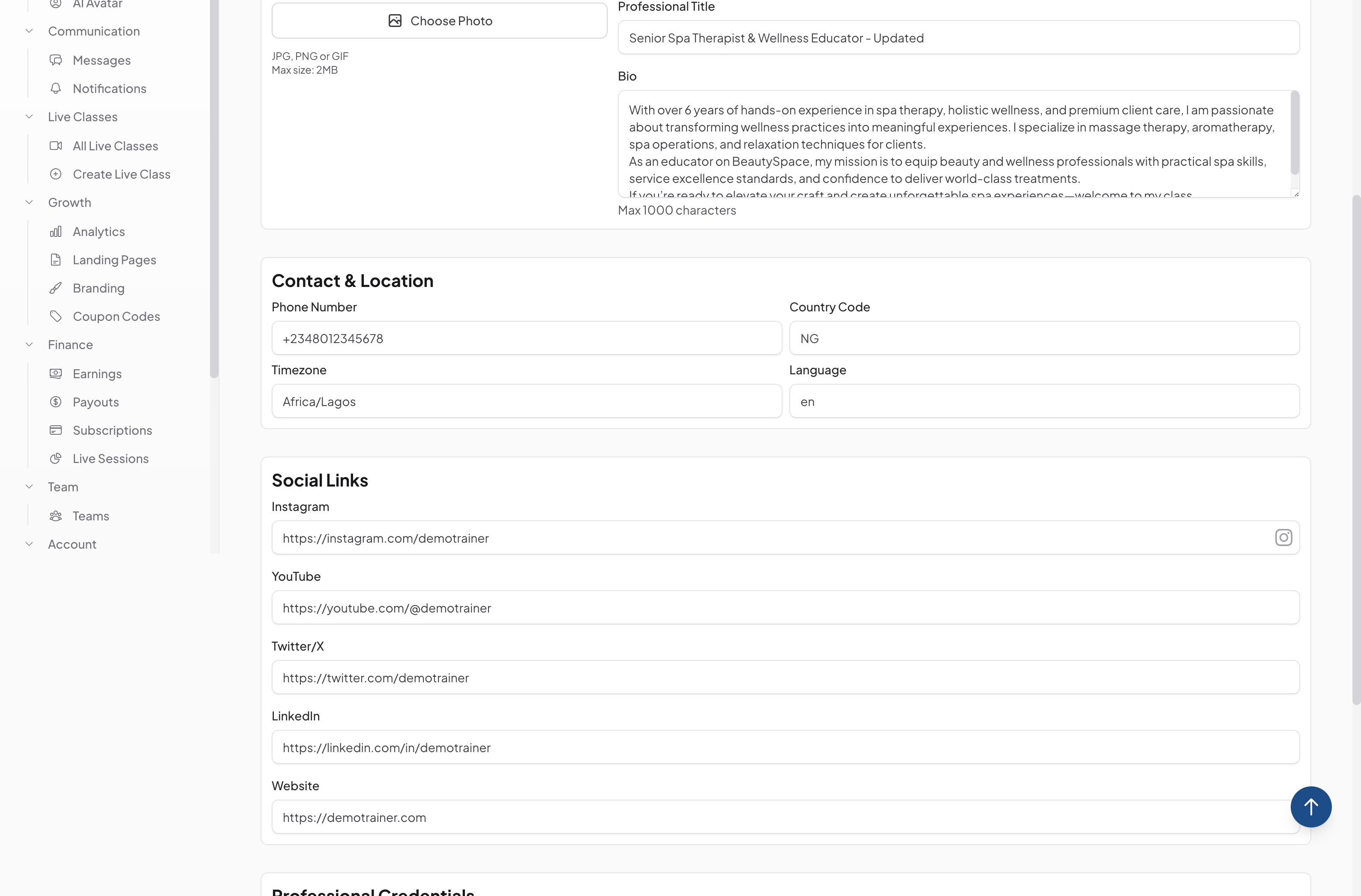 Login with 2FA enabled