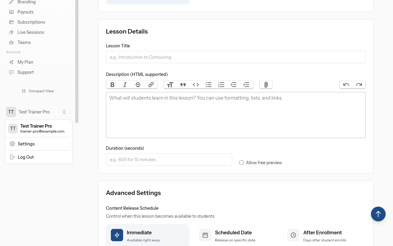 Save your AI-generated quiz