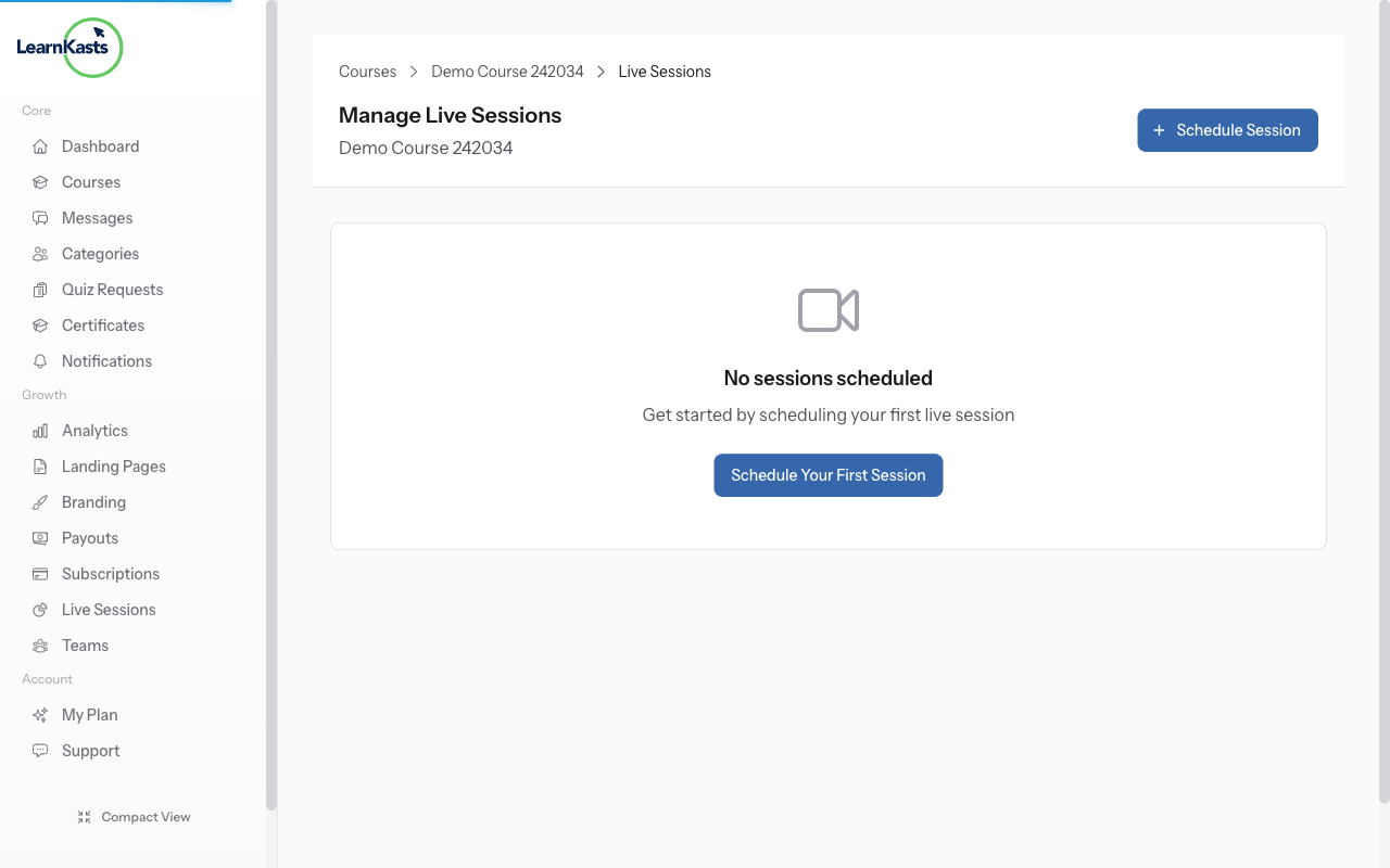 Join the live session