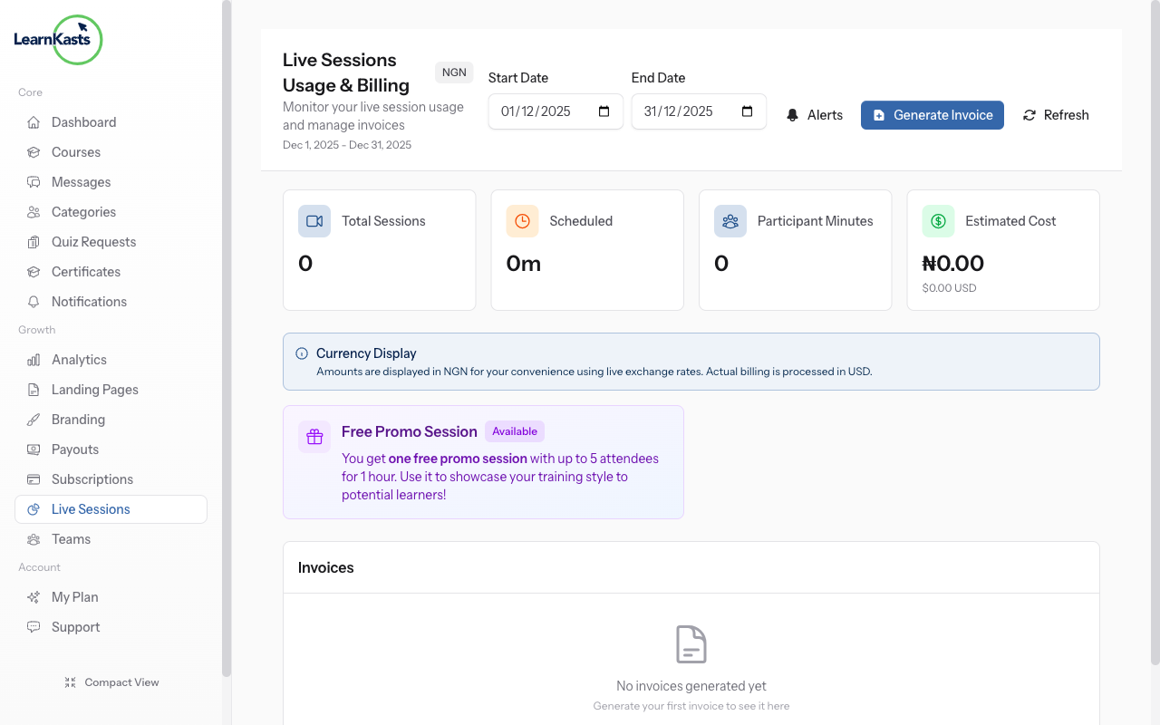 Understand participant minutes