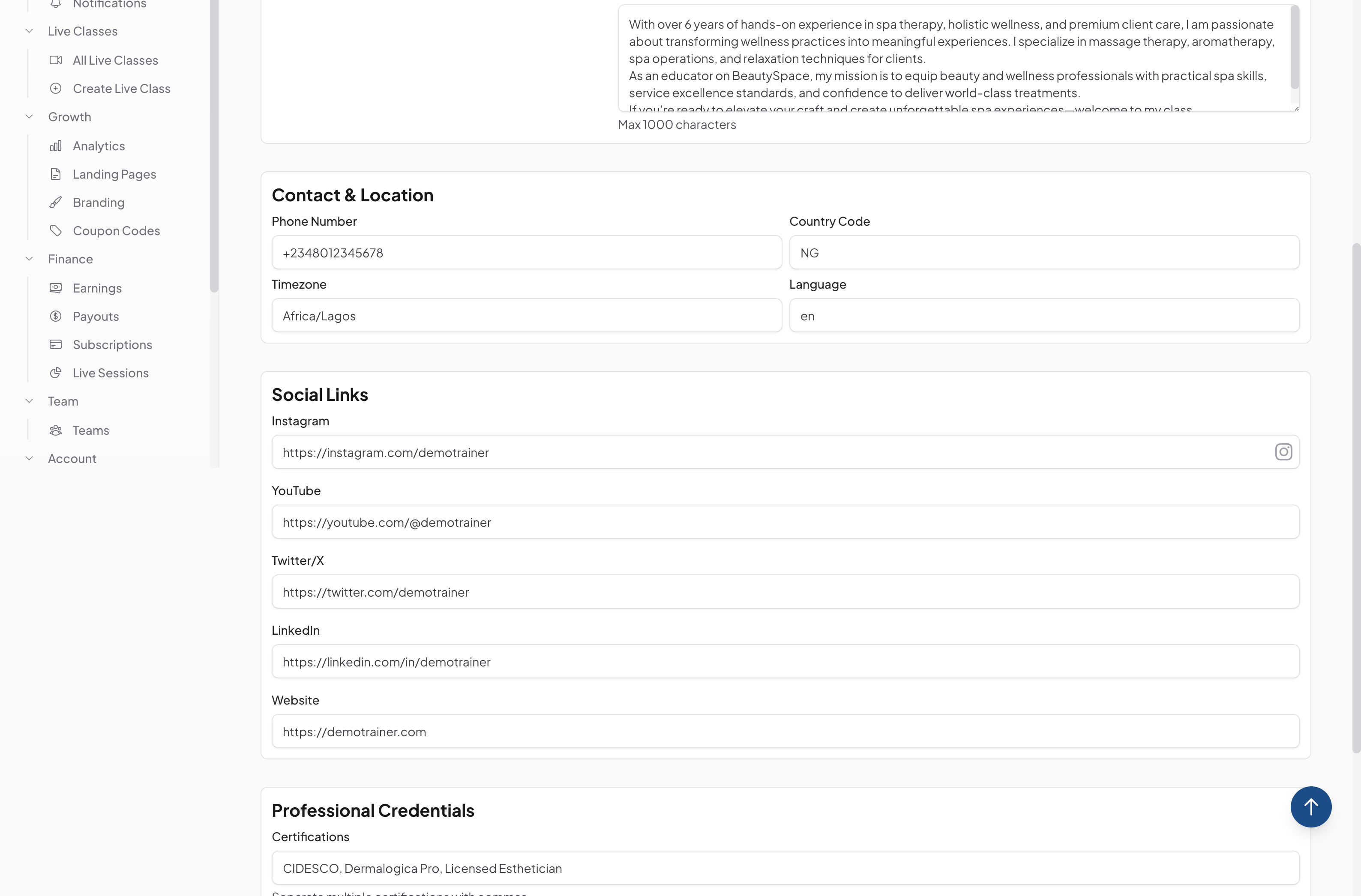 Update display preferences